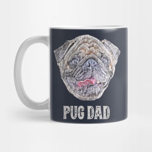 Pug Dad Father's Day Gift Mug